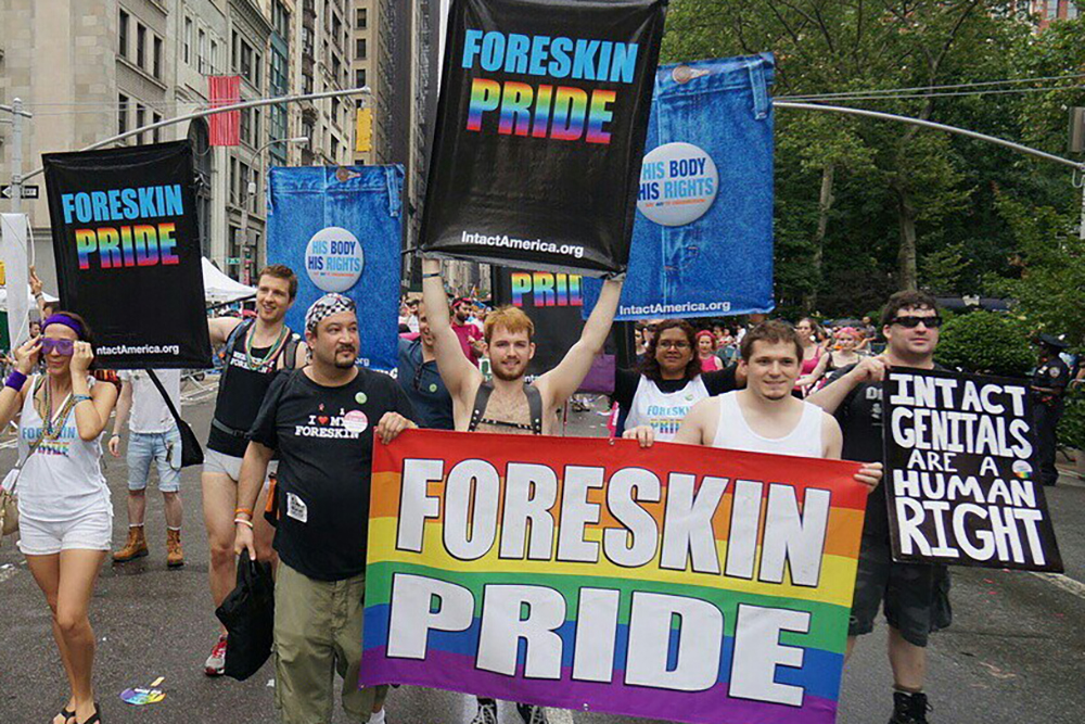 Intact America Pride march in New York City